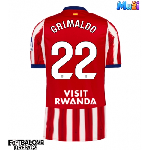 Atletico Madrid Alejandro Grimaldo #22 Domácí Dres 2026-27 Krátký Rukáv Atletico Madrid Alejandro Grimaldo #22 Domácí Dres 2026-27 Krátký Rukáv